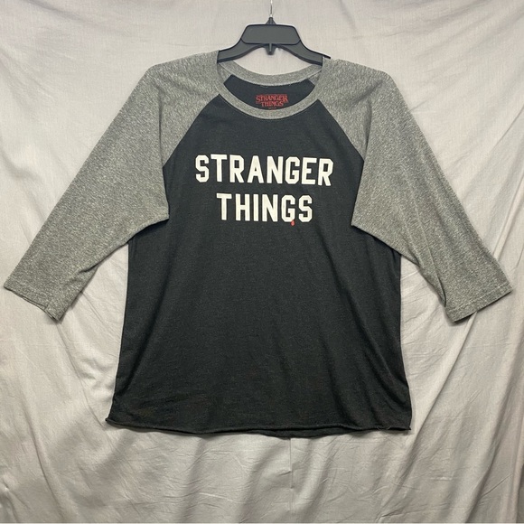Stranger Things Top Black & Gray Size | XL - Picture 1 of 8